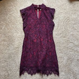 New/never worn Allison New York size Med. cranberry color dress.
